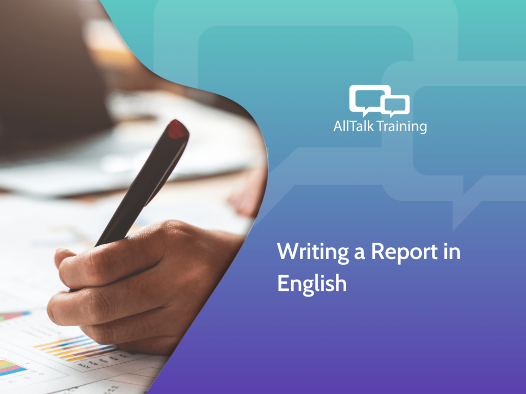 writing a report in English